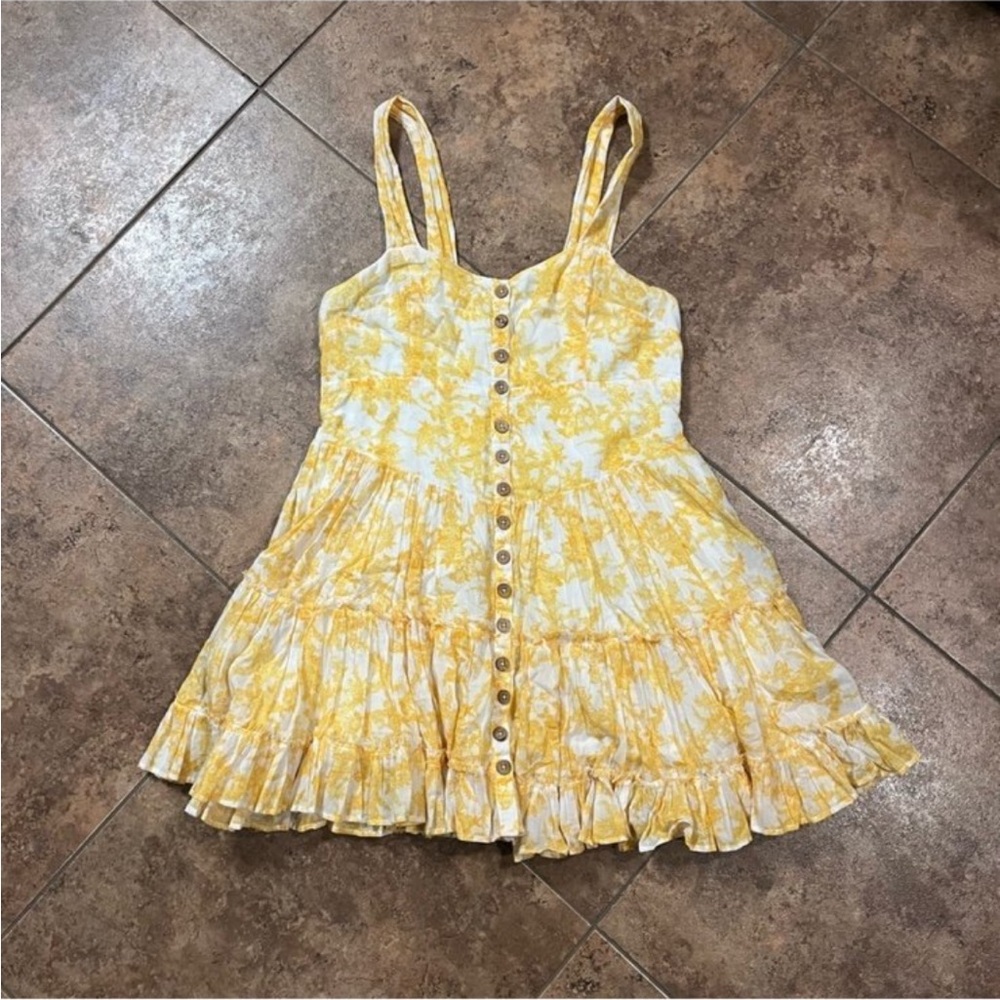 Free People swing dress dance on the blacktop